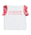 PUCCI JUNIOR COTTON EMBROIDERED LOGO T-SHIRT (4-14 YEARS)