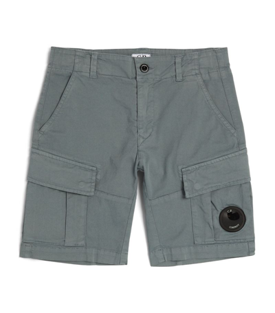 C.p. Company C. P. Company Kids Cargo Shorts (4-14 Years) In Grey