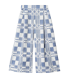 BURBERRY KIDS CHECK WIDE-LEG TROUSERS (3-14 YEARS)