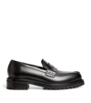 OFF-WHITE LEATHER MILITARY LOAFERS
