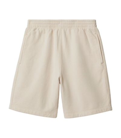 Burberry Jersey Shorts In Neutrals