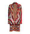 ALICE AND OLIVIA ALICE + OLIVIA SHAWL-COLLAR ASTRID CARDIGAN