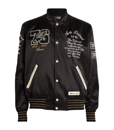 Amiri Men's Embellished Eagle Varsity Jacket In Black