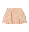 BURBERRY KIDS PLEATED CHECK SKIRT (6-24 MONTHS)