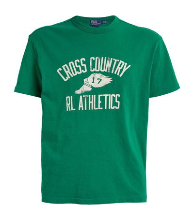 Polo Ralph Lauren Cross Country Print T-shirt In Green