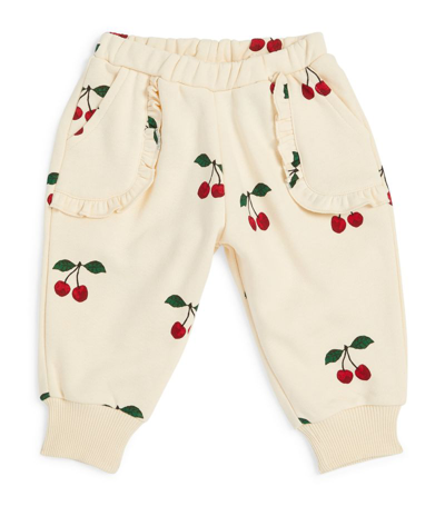 Konges Sløjd Cherry Print Sweatpants (9 Months-4 Years) In Multi