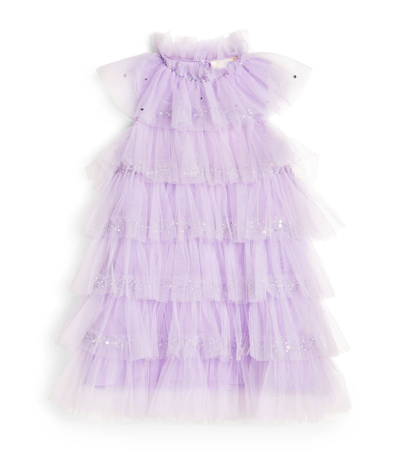 Tutu Du Monde Kids' Tulle Embellished Alchemy Dress (2-12 Years) In Purple