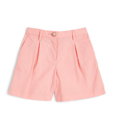 Ermanno Scervino Junior Kids' Classic Pleated Shorts (4-14 Years) In Pink