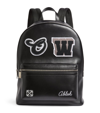 OFF-WHITE VARSITY-PATCH BACKPACK