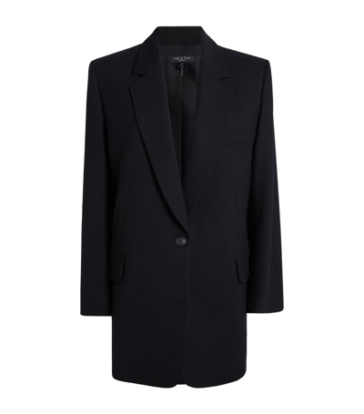 Rag & Bone Suzanne Single-breasted Blazer In Black