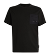 Moose Knuckles Pocket-detail Dalon T-shirt In Black