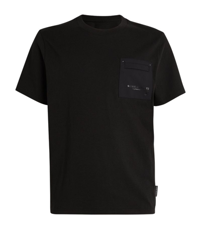 Moose Knuckles Pocket-detail Dalon T-shirt In Black