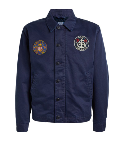 Polo Ralph Lauren Patch-detail Utility Jacket In Navy