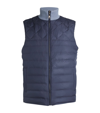 FIORONI CASHMERE REVERSIBLE QUILTED GILET
