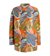 MAX & CO MAX & CO. QUILTED TROPICAL PRINT JACKET