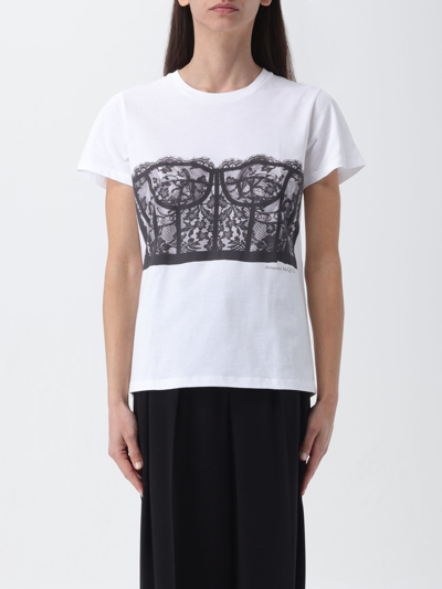 Alexander Mcqueen T-shirt  Woman Color White