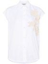 ERMANNO EMBROIDERED COTTON SHIRT