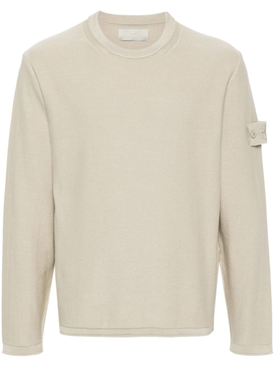 STONE ISLAND COTTON AND CASHMERE BLEND SWEATER