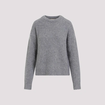 Gucci Cashmere-silk Sweater In Grey Melange