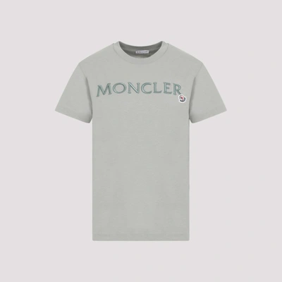 Moncler Cotton Logo T-shirt In Green