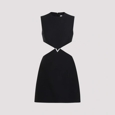 Valentino Mini Dress In Black