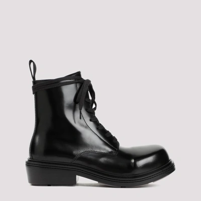Bottega Veneta Fireman Ankle Boots In Black