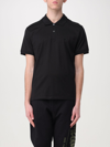 ALEXANDER MCQUEEN POLO SHIRT ALEXANDER MCQUEEN MEN COLOR BLACK,F11927002