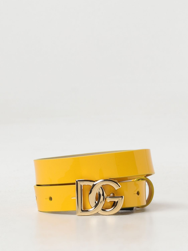 Belt DOLCE amp; GABBANA Kids color Yellow