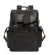 POLO RALPH LAUREN PEBBLED LEATHER BACKPACK