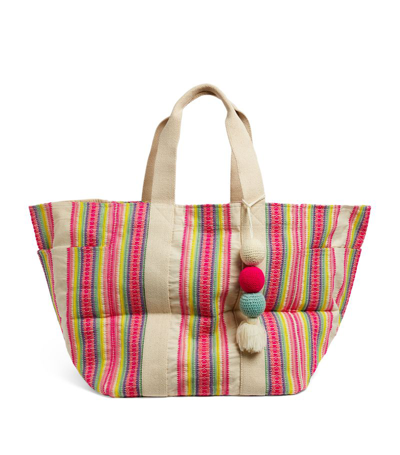 Sunuva Kids' Striped Beach Bag In Multi