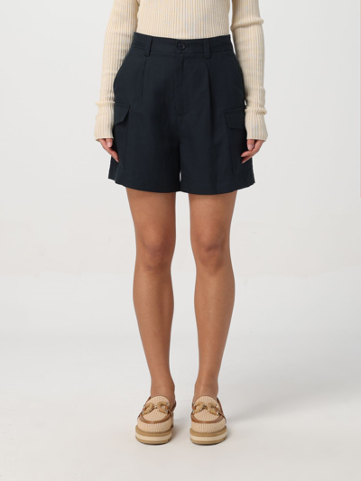 Woolrich Short  Woman Color Blue