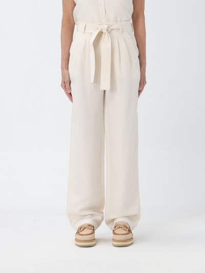 Woolrich Trousers  Woman Colour White