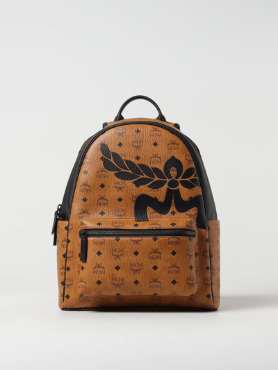 Mcm Backpack  Woman Colour Camel