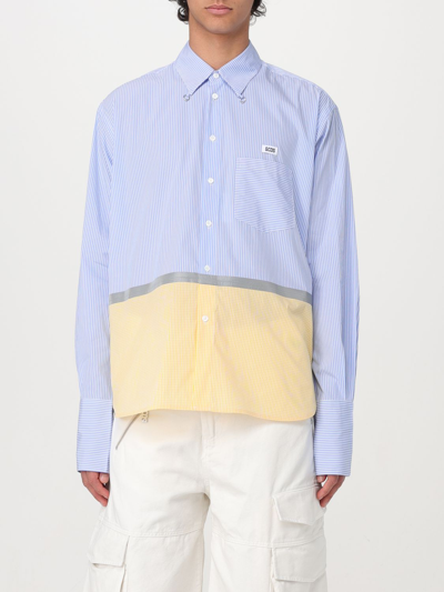 Gcds Shirt  Men In Sky Blue