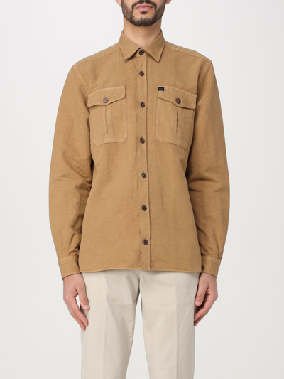 Fay Shirt  Men Color Camel