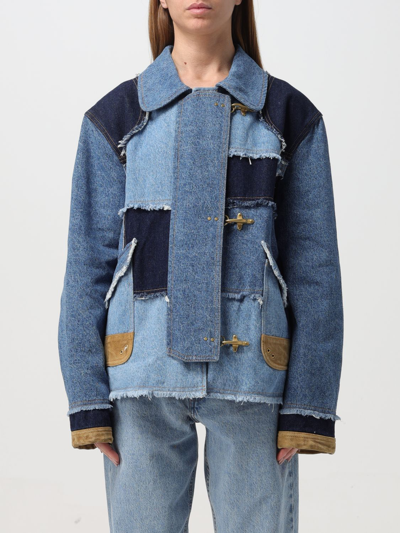 Fay Patchwork-design Denim Jacket