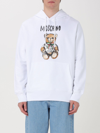 Moschino Teddy Print Sweatshirt In White