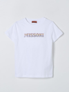 MISSONI T恤 MISSONI 儿童 颜色 白色,F28680001