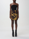 Versace Jeans Couture Dress  Woman Color Black In Black