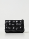 Bottega Veneta Black Padded Cassette Shoulder Bag In Black