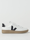 Veja V-12 Man Sneakers Off White Size 9 Leather In White