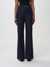 Dolce & Gabbana Dark Blue Cotton Stretch Straight Denim Jeans In Blue
