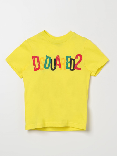 Dsquared2 Junior T-shirt  Kids Color Multicolor In Yellow