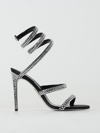 René Caovilla Rene Caovilla Woman Embellished Fabric Cleo Sandals In Silver