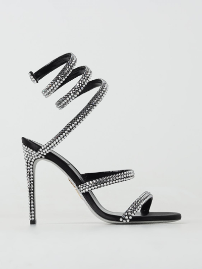 René Caovilla Heeled Sandals Rene Caovilla Woman Color Silver