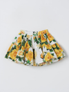 Dolce & Gabbana Floral-print Skirt In White