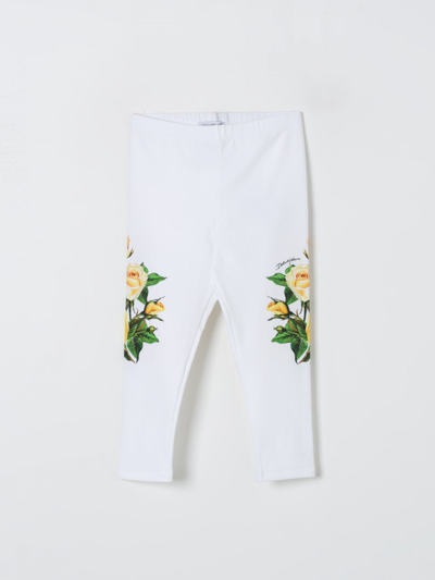 Dolce & Gabbana Babies' Trousers  Kids In Yellow