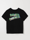 DOLCE & GABBANA T-SHIRT DOLCE & GABBANA KIDS colour BLACK,F31722002