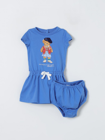 Polo Ralph Lauren Babies' Romper  Kids Color Blue