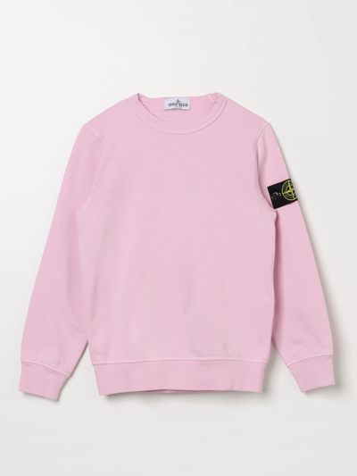 Stone Island Junior Jumper  Kids Colour Pink